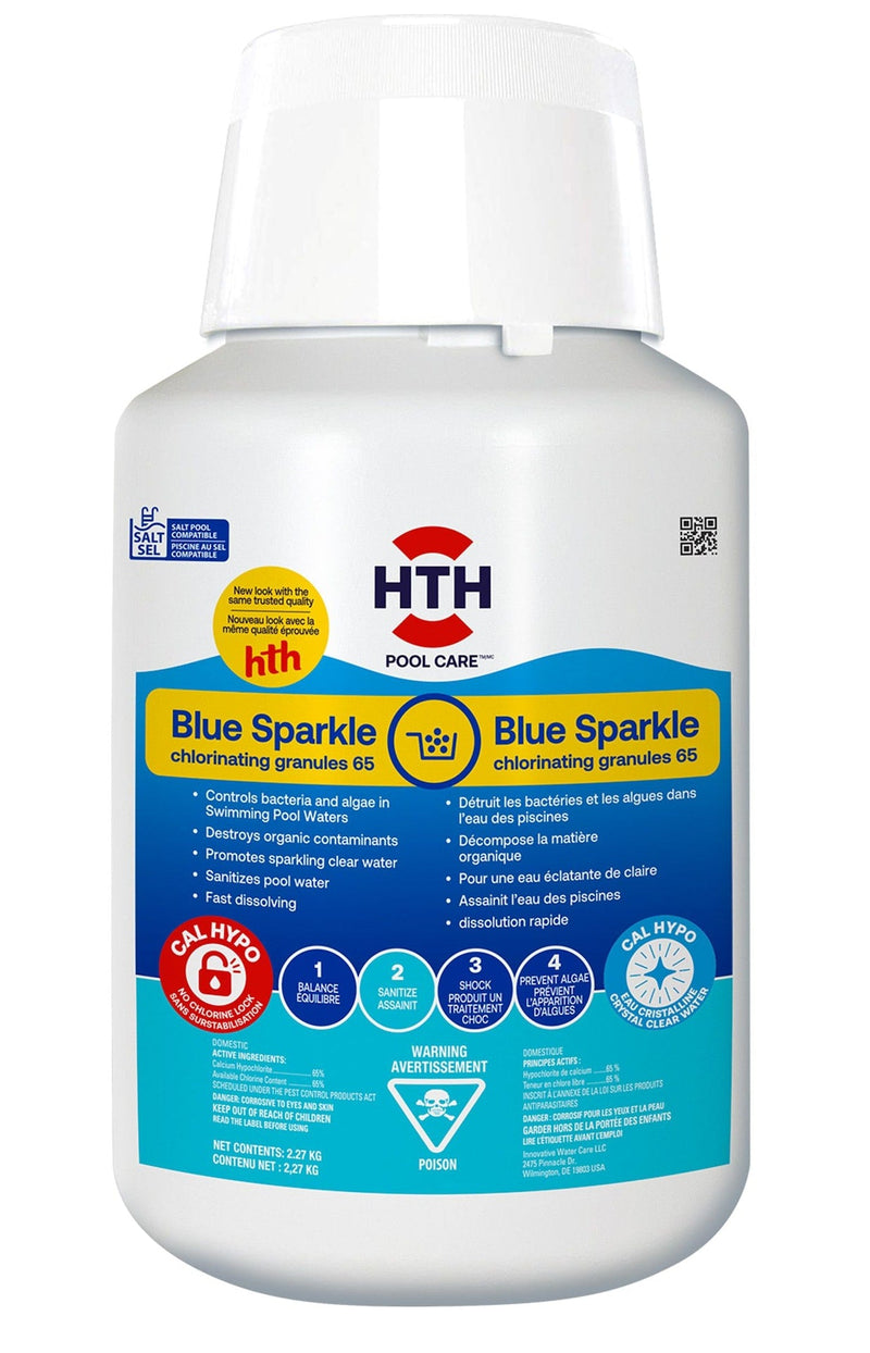 HTH Blue Sparkle 65%, Granular Pool Chlorine, 2.27-kg N1