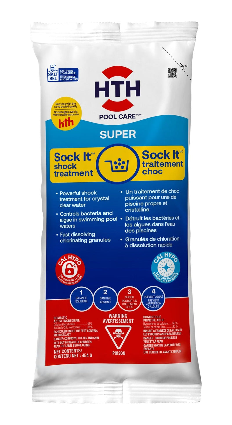 HTH Sock It Pool Shock Treatment, 454g D3