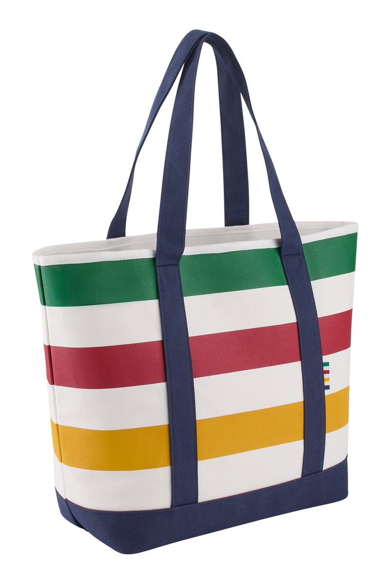 Hudson's Bay Stripes Signature Canvas Tote Bag, 7.5-in, Navy M7