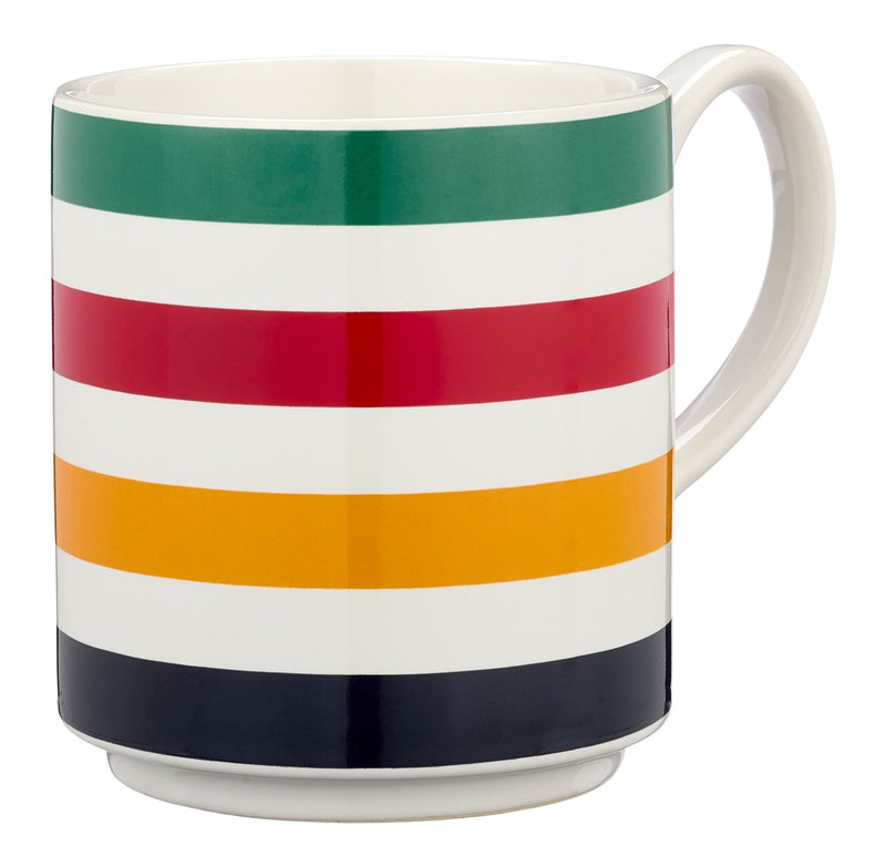 Hudson's Bay Stripes Signature Classic Mug, 375-mL, Multi-Coloured V7