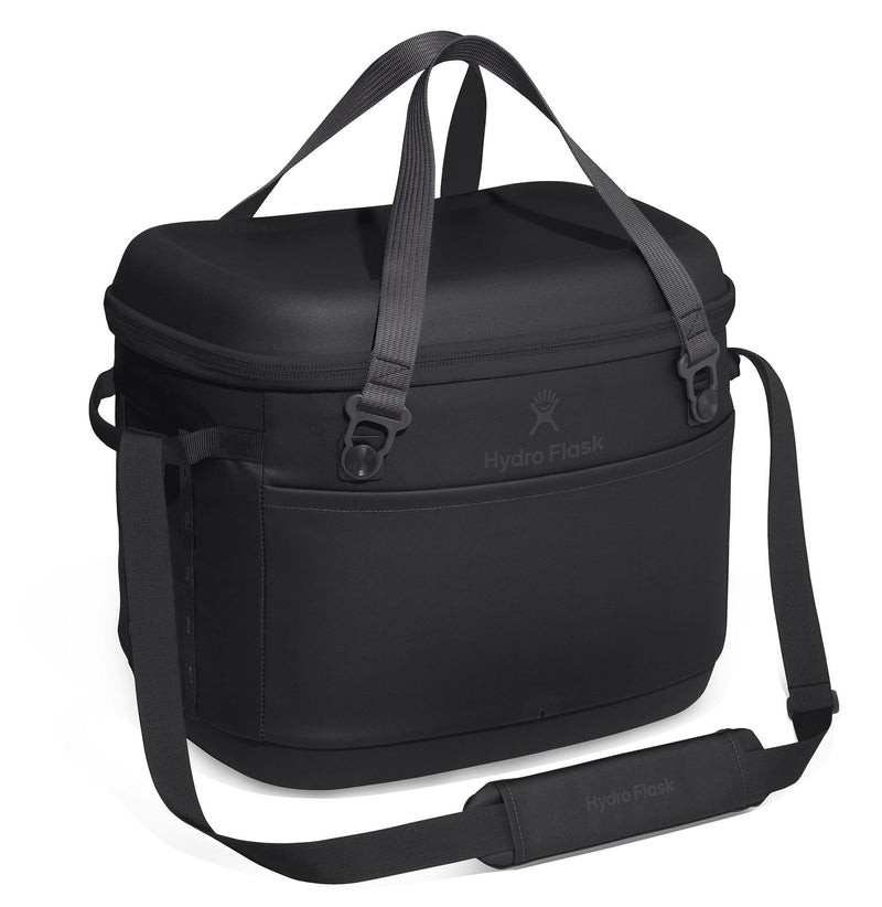 Hydro Flask Carryout Compact Insulated Soft Cooler with Shoulder Strap, Black, 30 L M3