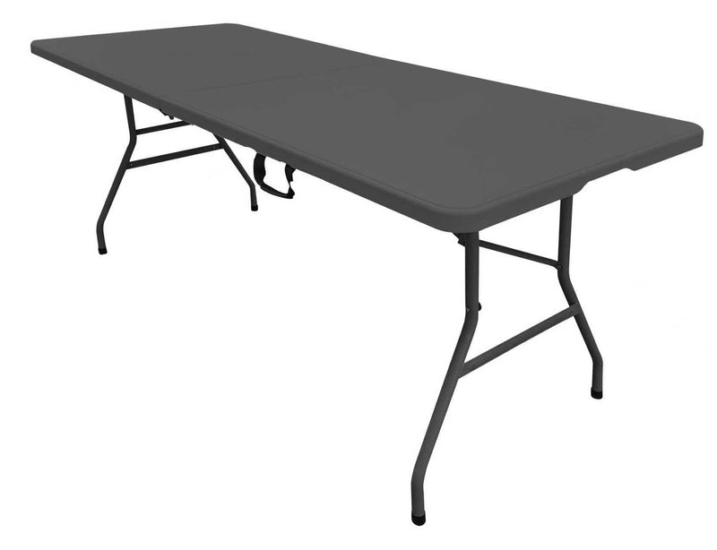 Iceberg 6' Folding Table, Black/Grey C6