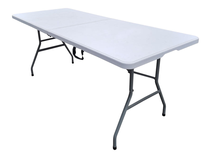 Iceberg 6-in White Folding Table with Easy Open/Close G2