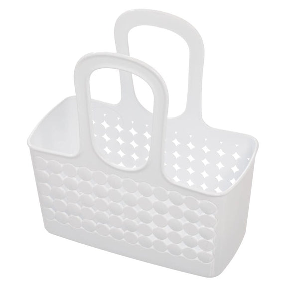 iDesign Orbz Small Tote Portable Shower Caddy with Handle, White M8