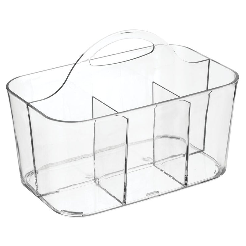 iDesign RPET Clarity Bathroom Organizer Caddy, Clear N7