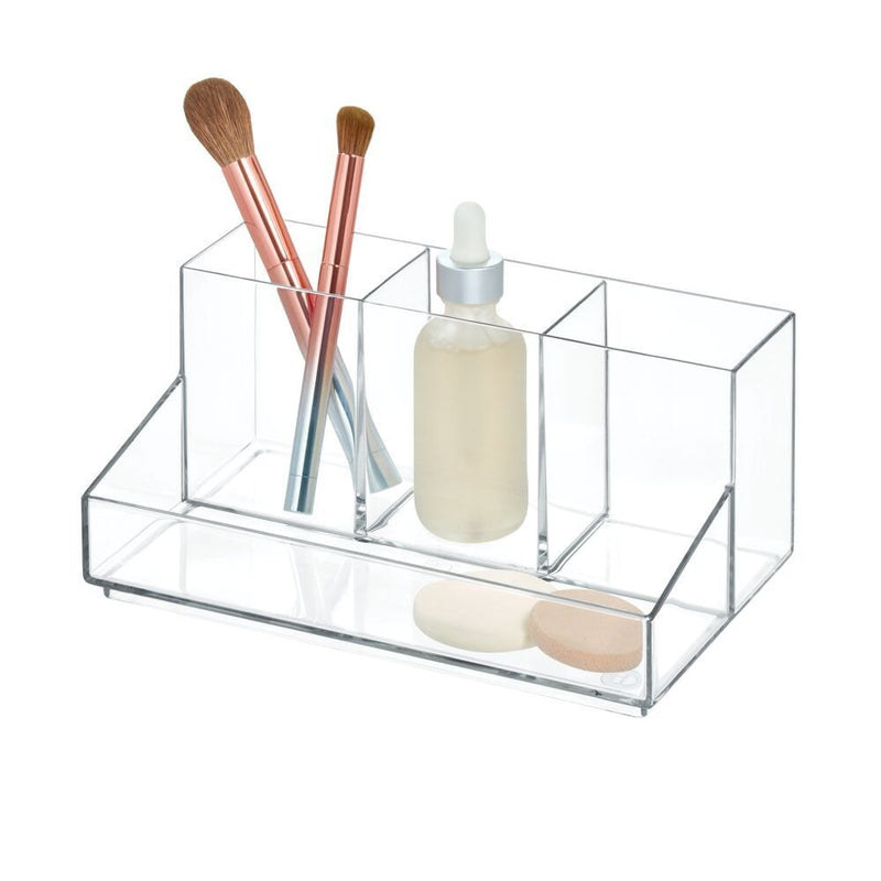 iDesign RPET Clarity Cosmetic & Vanity Organizer, Clear J1