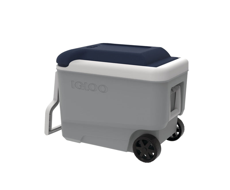 Igloo Maxcold Latitude Roller Cooler, 38-L, Grey/Blue R9