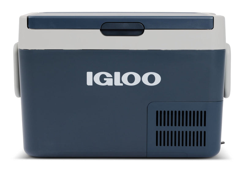Igloo Portable Electric Compressor Cooler, Blue, 32 QT X1