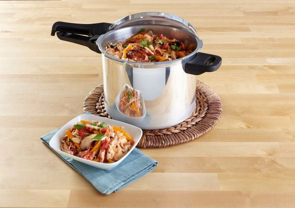 Imusa Stovetop Pressure Cooker, Aluminum, 4-L