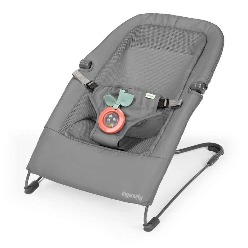 Ingenuity HPP Fold Flat Baby Bouncer, Grey G6