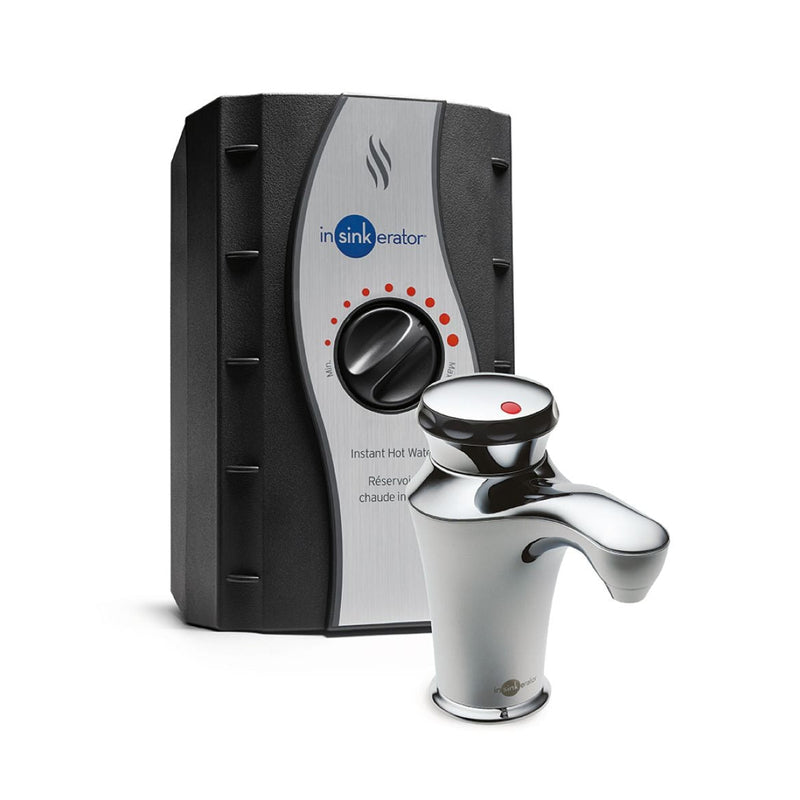 InSinkErator InVite Contour Instant Hot Water Dispenser System, Stainless Steel Tank Included, Chrome W6