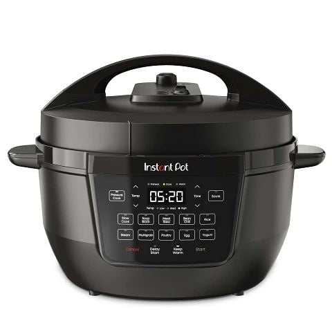 Instant Pot Wide Base Pressure Cooker with Easy Release, 7.5-qt
