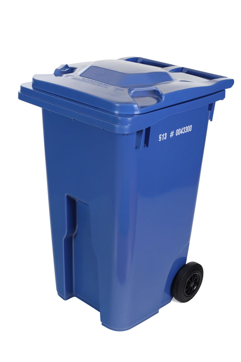 IPL Mastercart 240-L Plastic Rectangular 8-in Wheeled Compost Bin/Recycling Bin/Garbage Can, Assorted Colours Z2