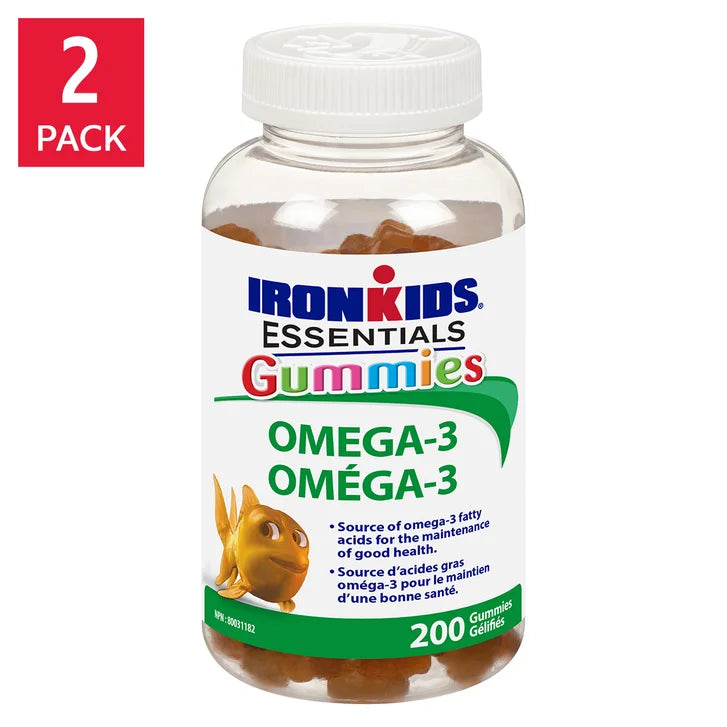 IronKids Essential Omega-3 Gummies, 2 x 200 gummies N6