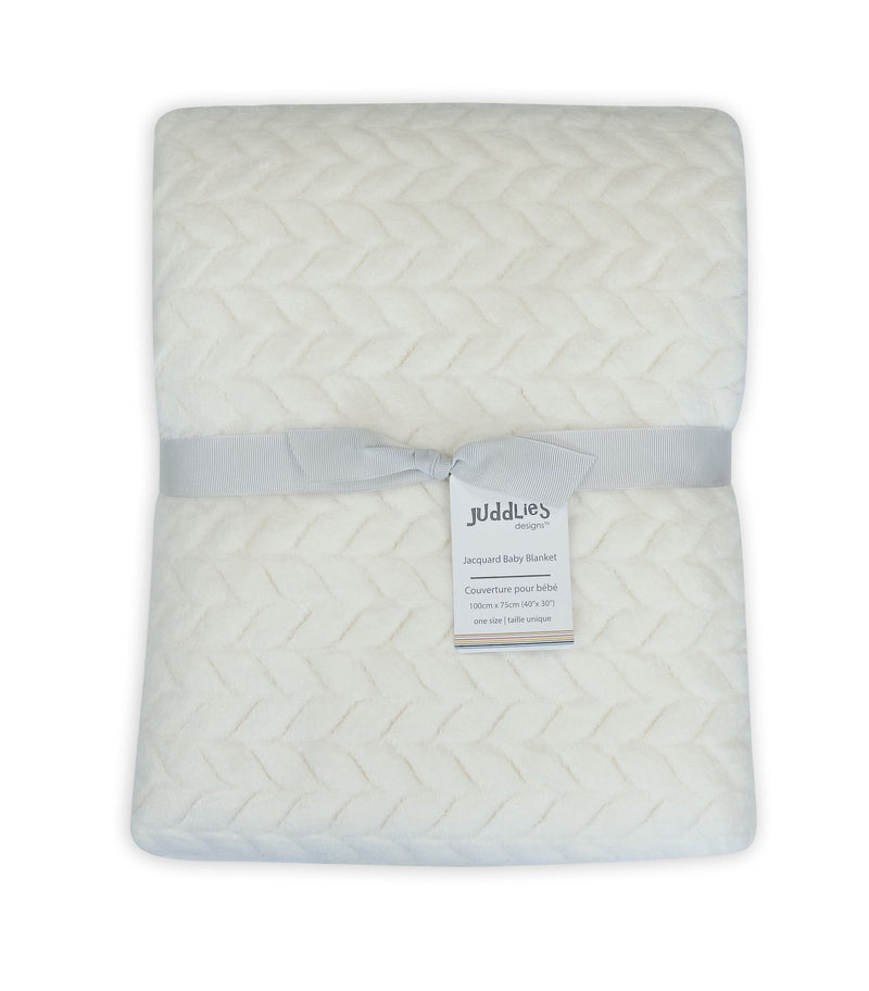 Jacquard Flannel Baby Blanket C6