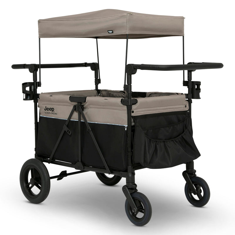 Jeep Gladiator Stroller Wagon by Delta Children, Black/Tan T3
