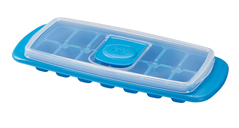 Joie No-Spill Plastic Ice Cube Tray with Flip and Fill Tab, Assorted V7