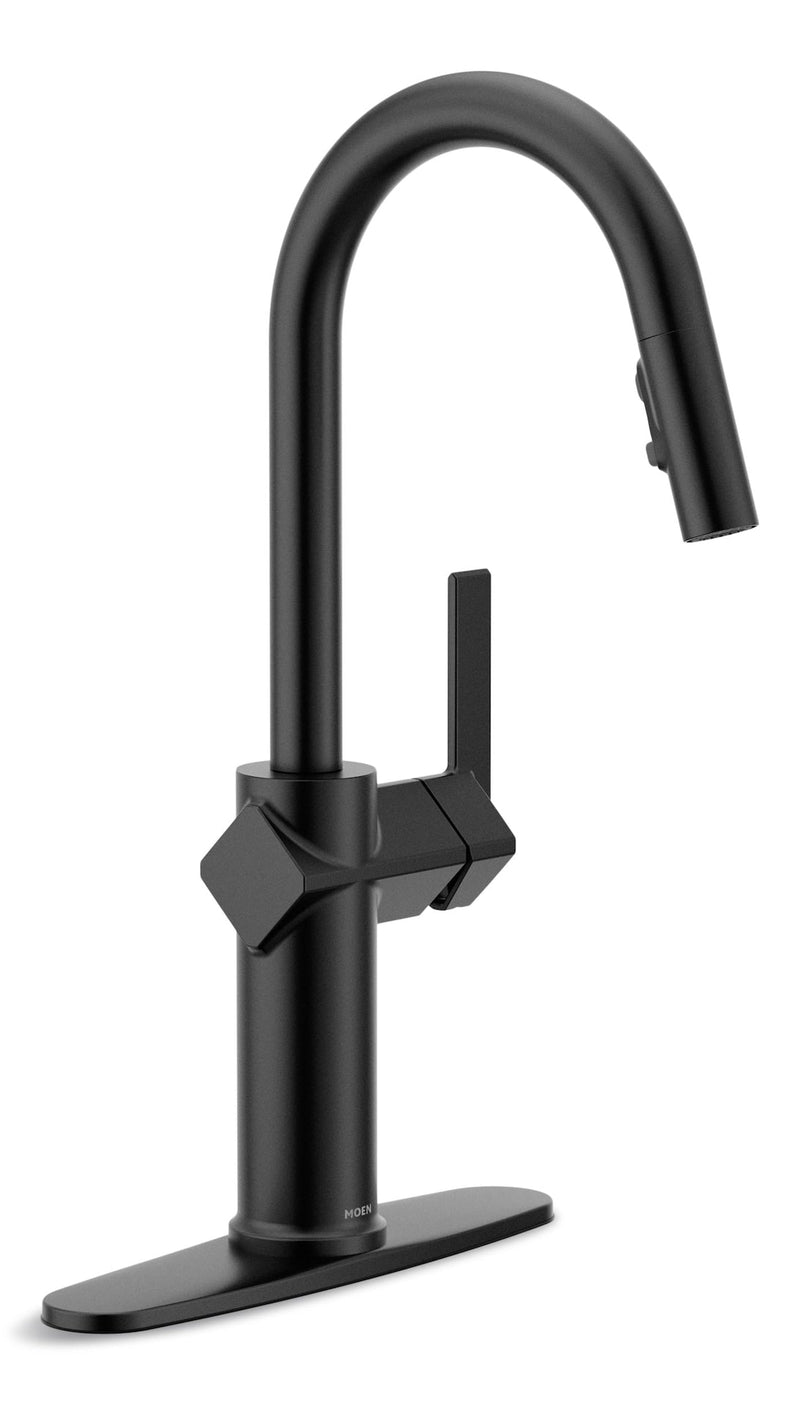 Joric 1-Handle Pull-Down Kitchen Faucet, Matte Black O3