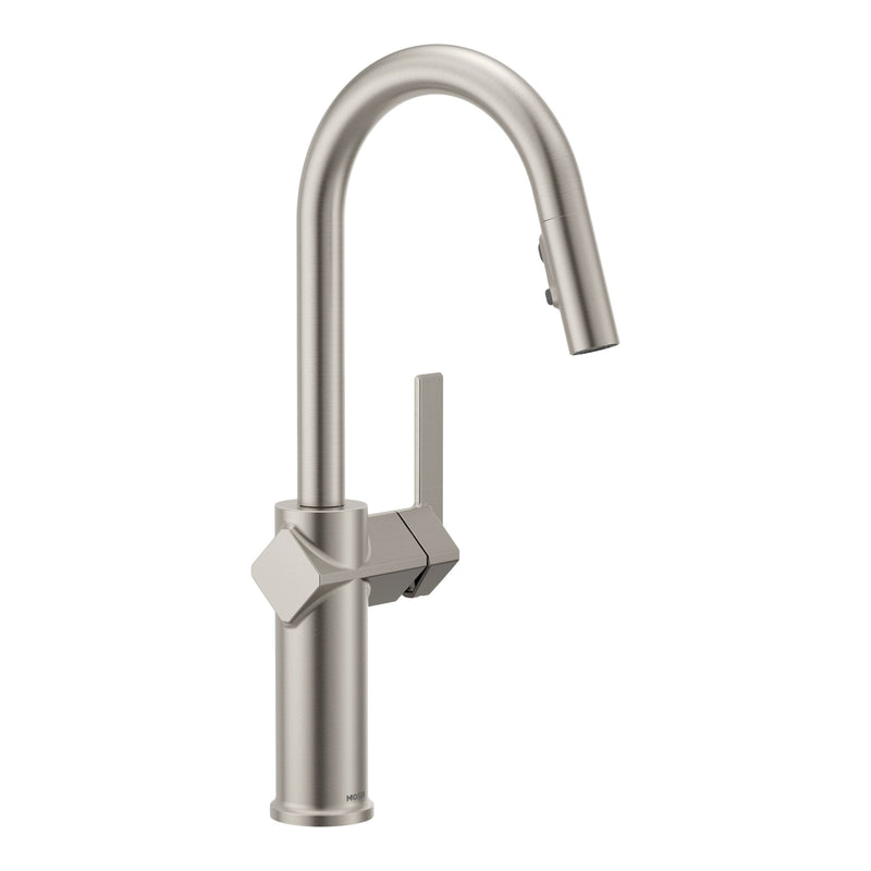 Joric 1-Handle Pull-Down Kitchen Faucet, Spot Resist Stainless T7