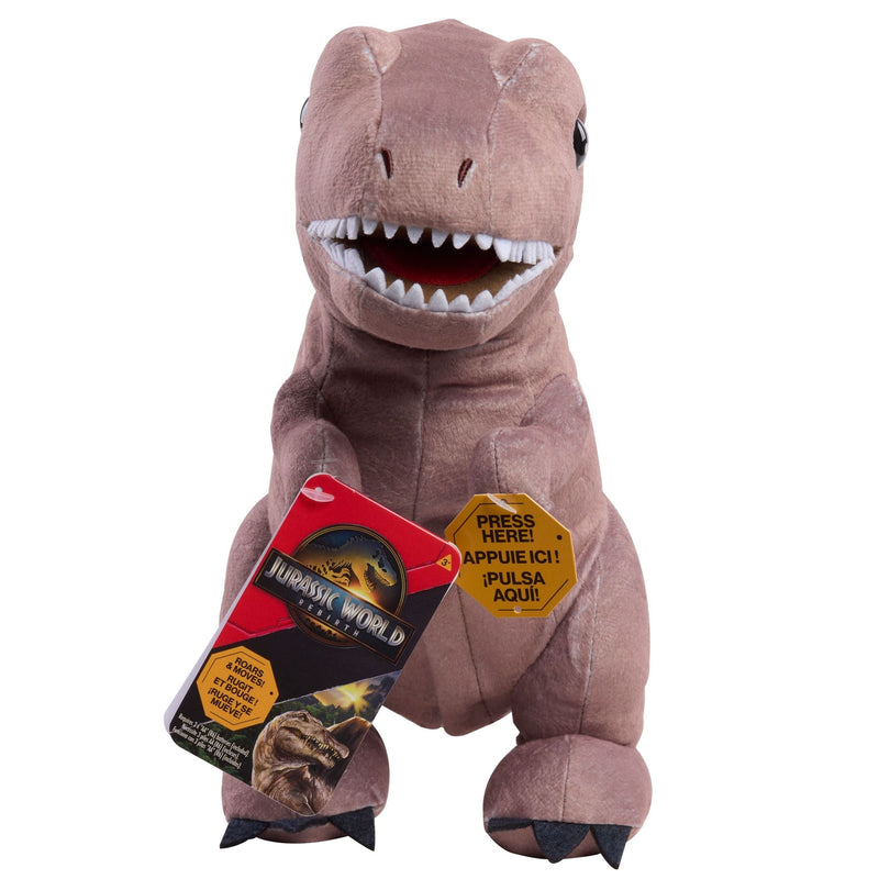 Jurassic World Roarin' T-Rex Animated Plush for Ages 3+ K3
