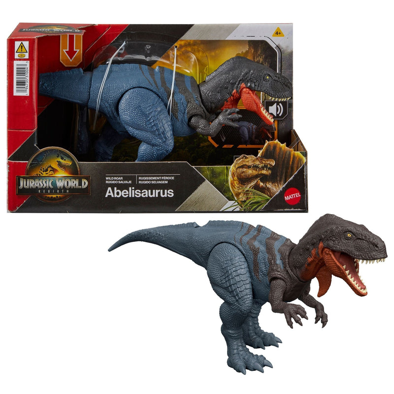Jurassic World Wild Roar Dinosaur Toy with Roar Sound & Attack Action, Assorted T0