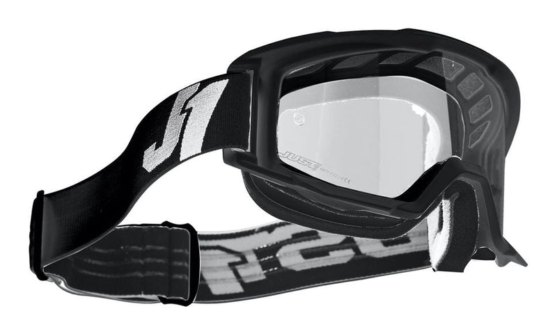 Just1 Vitro Powersports Anti-Fog Scratch-Resistant Goggles, Black F2
