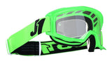 Just1 Vitro Powersports Anti-Fog Scratch-Resistant Goggles, Fluorescent Green
