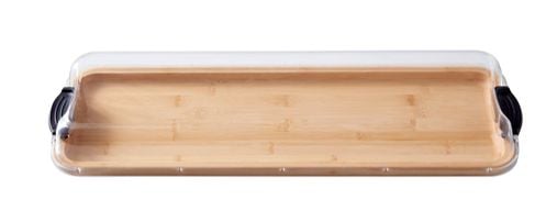 Kamenstein Build-A-Board Divided, Stained Bamboo, 7 x 22-in L2