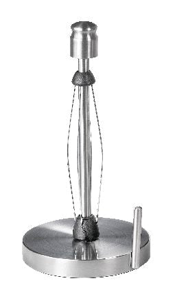 Kamenstein Perfect Tear Stainless Steel Upright Paper Towel Holder with Weighted Base, 13-in H B7