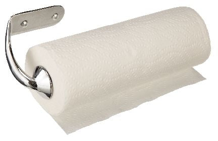 Kamenstein Stainless Steel Under Cabinet/Wall Mount Paper Towel Holder with Extension Arm & Mounting Hardware P5
