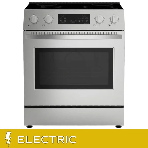 Kenmore 30 in. 5 cu ft. Stainless Steel Front Control Electric Range with Air Fry and True Convection W9