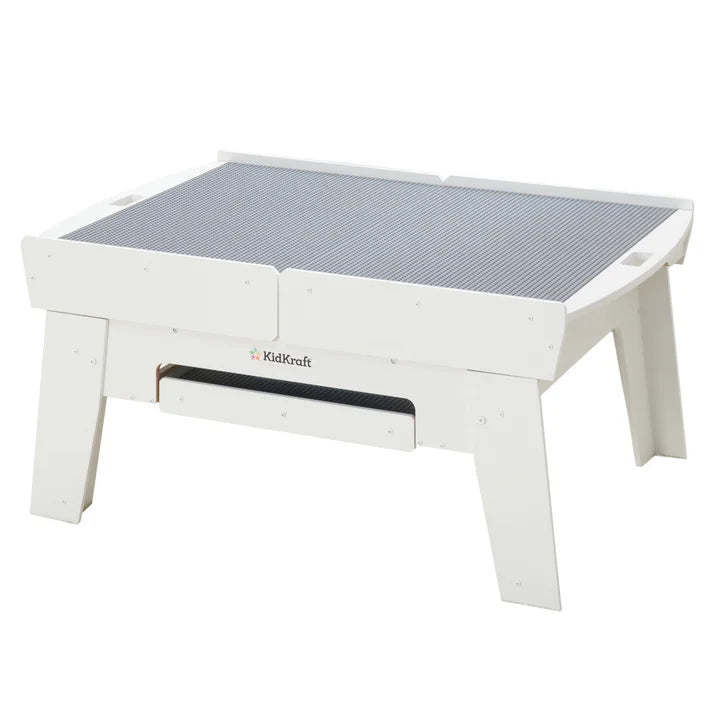 KidKraft Building Bricks Play N Glow Light-Up Table with 210 Bricks H9