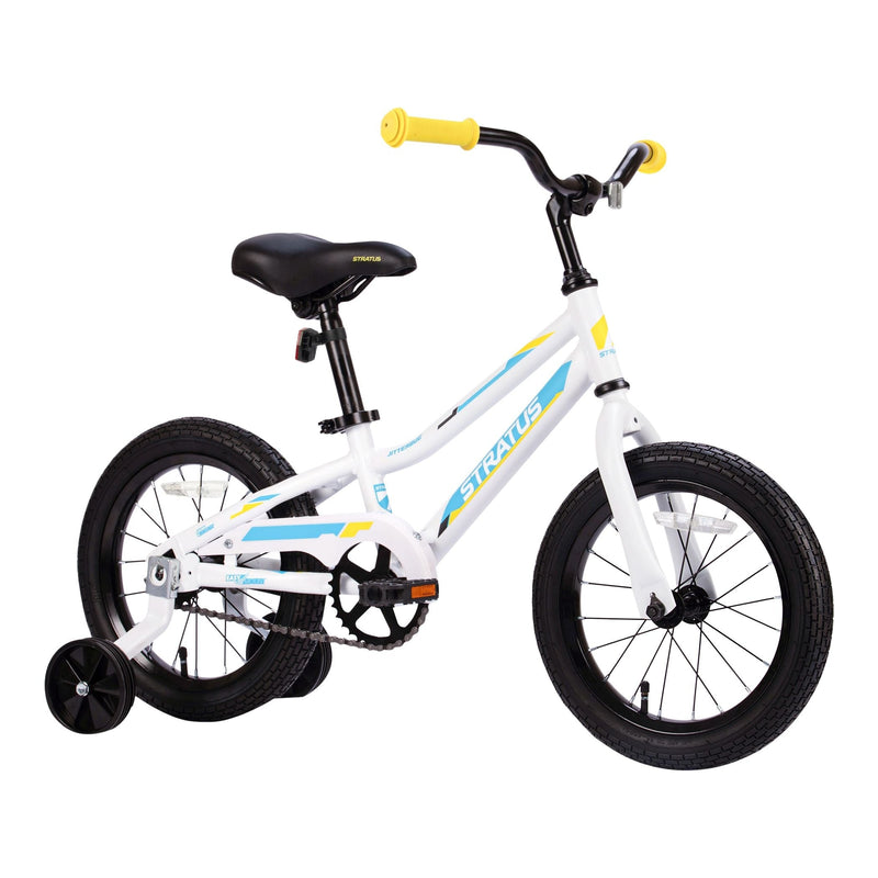 Kids' Stratus Jitterbug Bicycle, 14-in, White C6