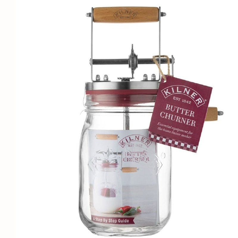Kilner Manual Butter Churner, Clear, 800-ml S4