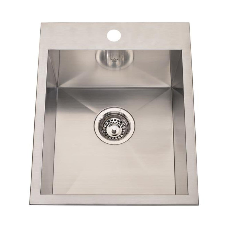 Kindred 1-Hole/1-Bowl Dual Mount Stainless Steel Sink D7