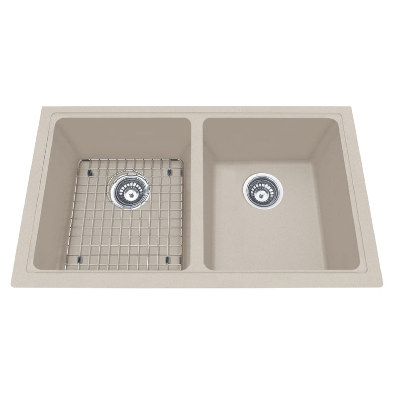 Kindred Mythos Kitchen Granite Undermount Double Sink, 31 9/16-in E2