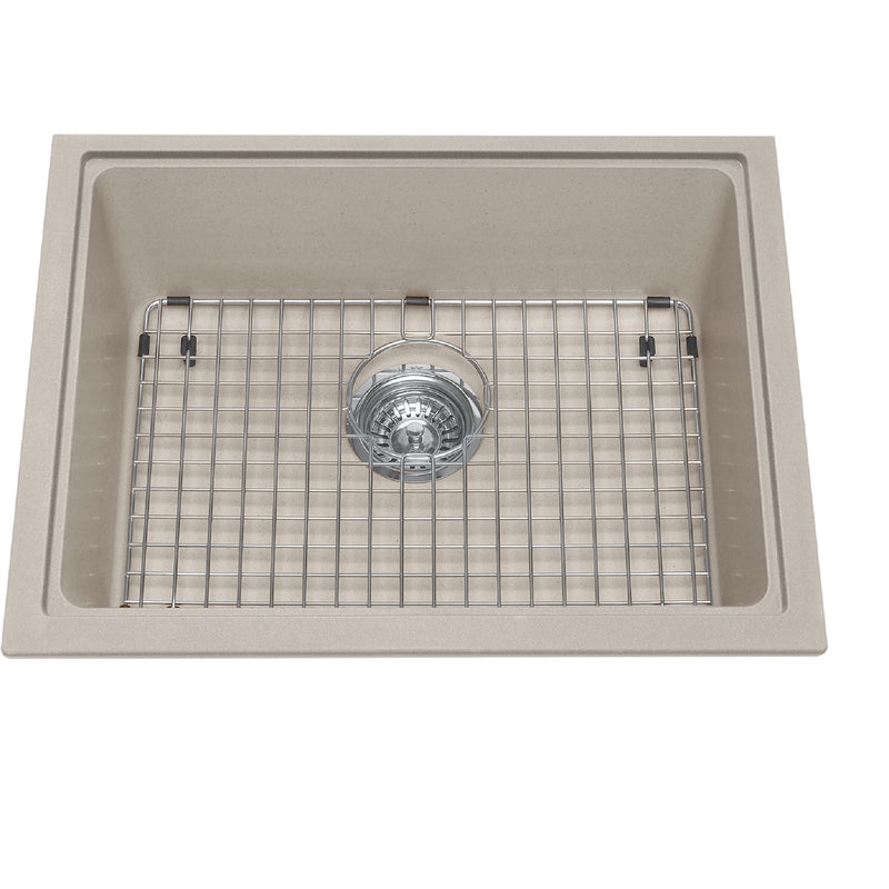 Kindred Mythos Kitchen Granite Undermount Single Sink, 23-in W1