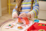 Kinetic Sand 4-Colour SquishPizza Set with Rising Action