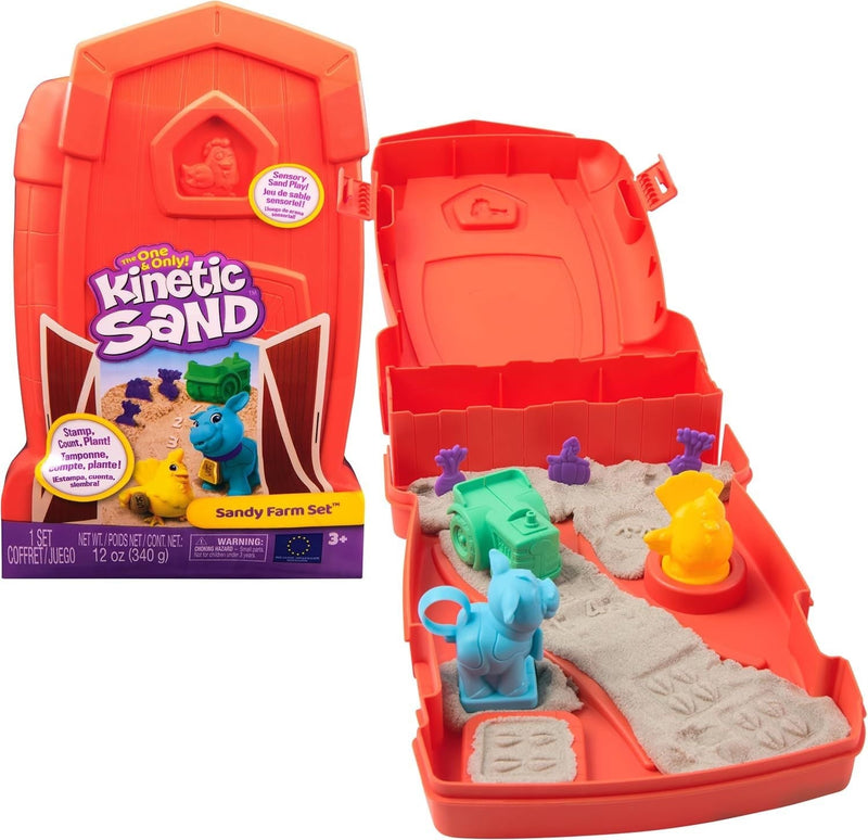 Kinetic Sand Single-Colour Sandy Farm Set for Ages 3+ B3
