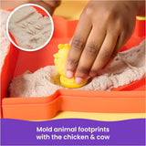Kinetic Sand Single-Colour Sandy Farm Set for Ages 3+