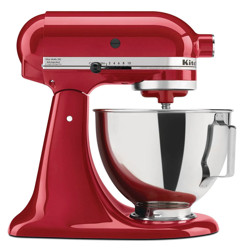 KitchenAid 4.5 Quart Tilt-Head Stand Mixer with 10 Speeds, Empire Red J1