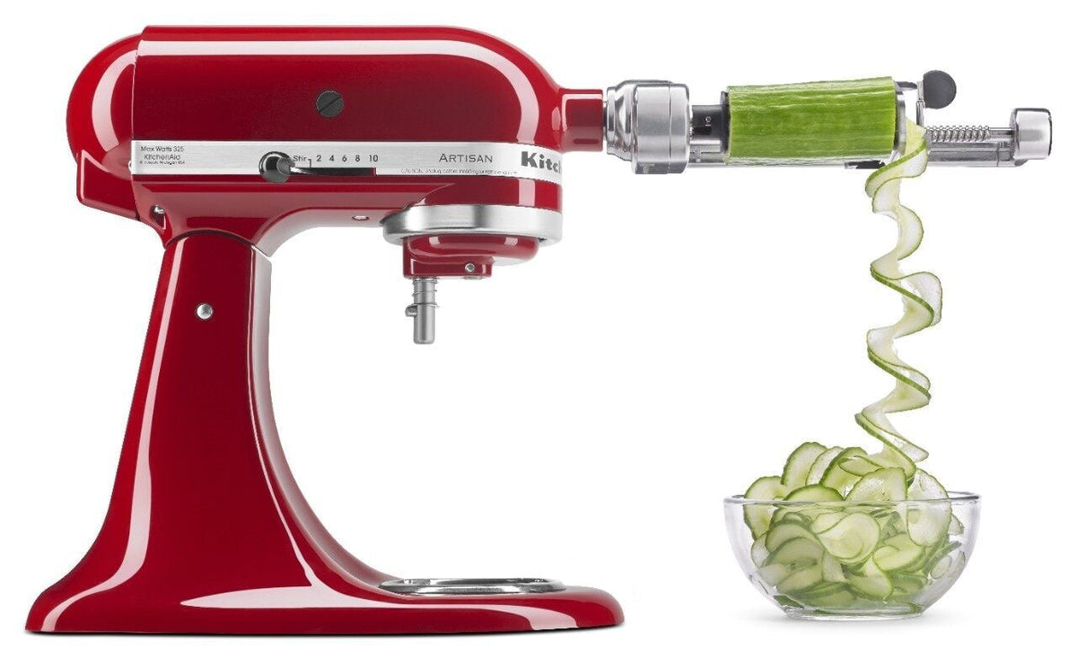 KitchenAid 7 Blade Spiralizer Plus Stand Mixer Attachment with Peel, Core & Slice