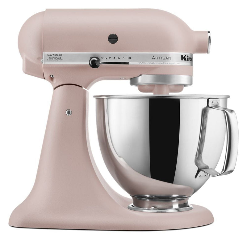 KitchenAid Artisan Series 5-Quart Tilt-Head Stand Mixer, Feathered Pink Z6