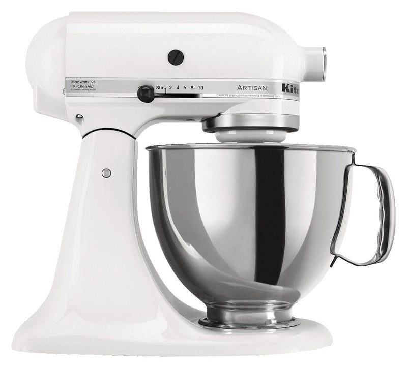 KitchenAid Artisan Series 5-Quart Tilt-Head Stand Mixer, White L4
