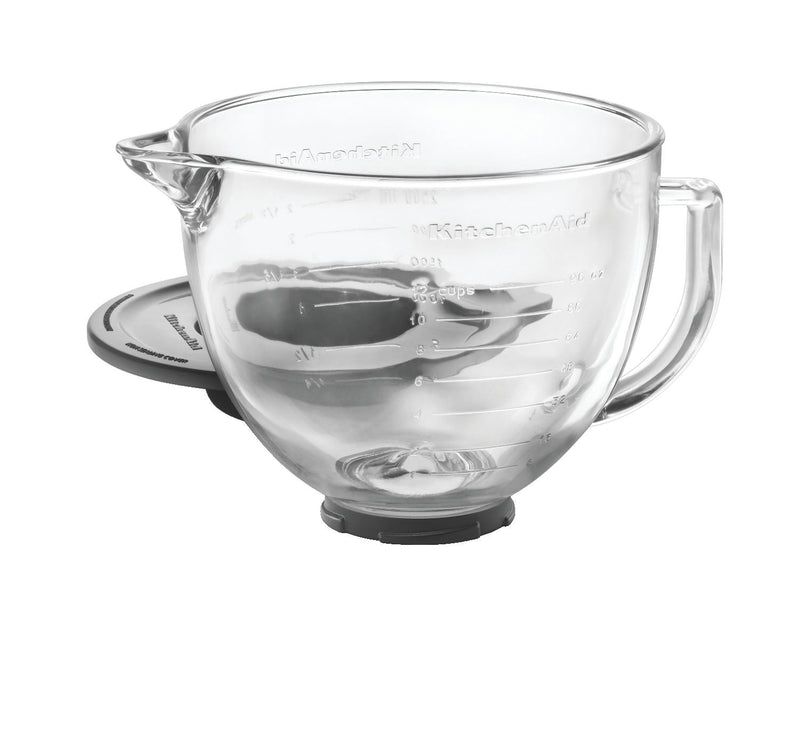 KitchenAid Artisan Tilt-Head Stand Mixer Bowl with Measurement Markings & Lid, 5qt L6