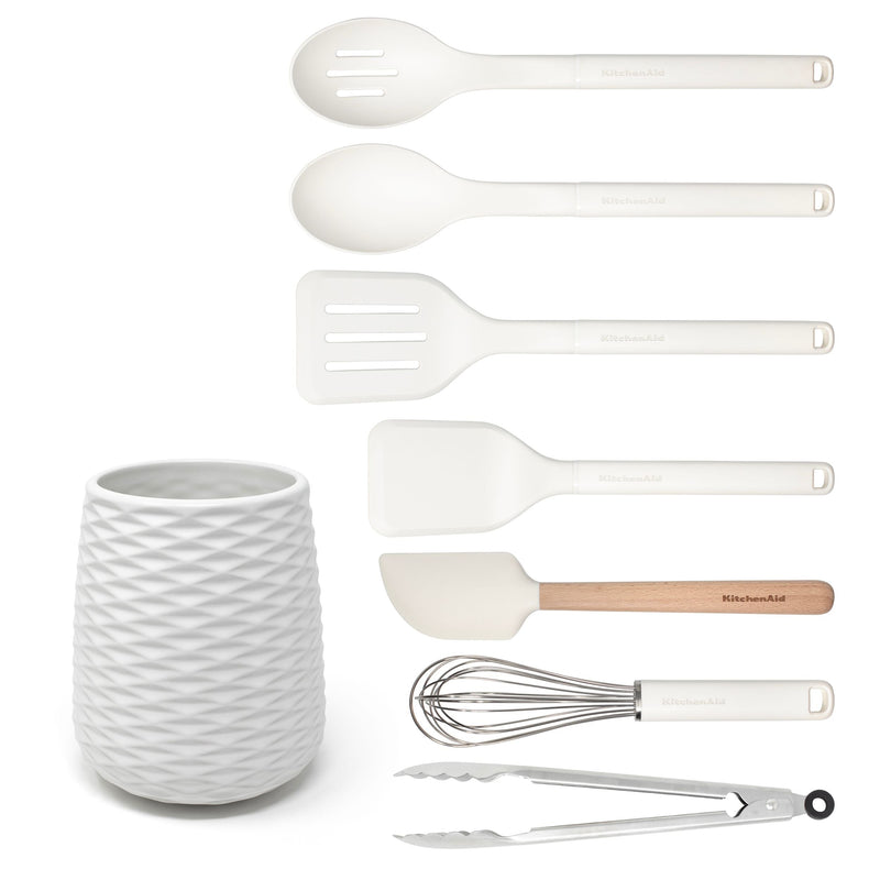 KITCHENAID CLASSIC 8PC SET WITH CROCK, PROCELAIN K2