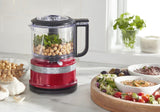 KitchenAid Compact 3.5 Cup Food Chopper/Mini Food Processor with Dishwasher Safe Parts, Empire Red