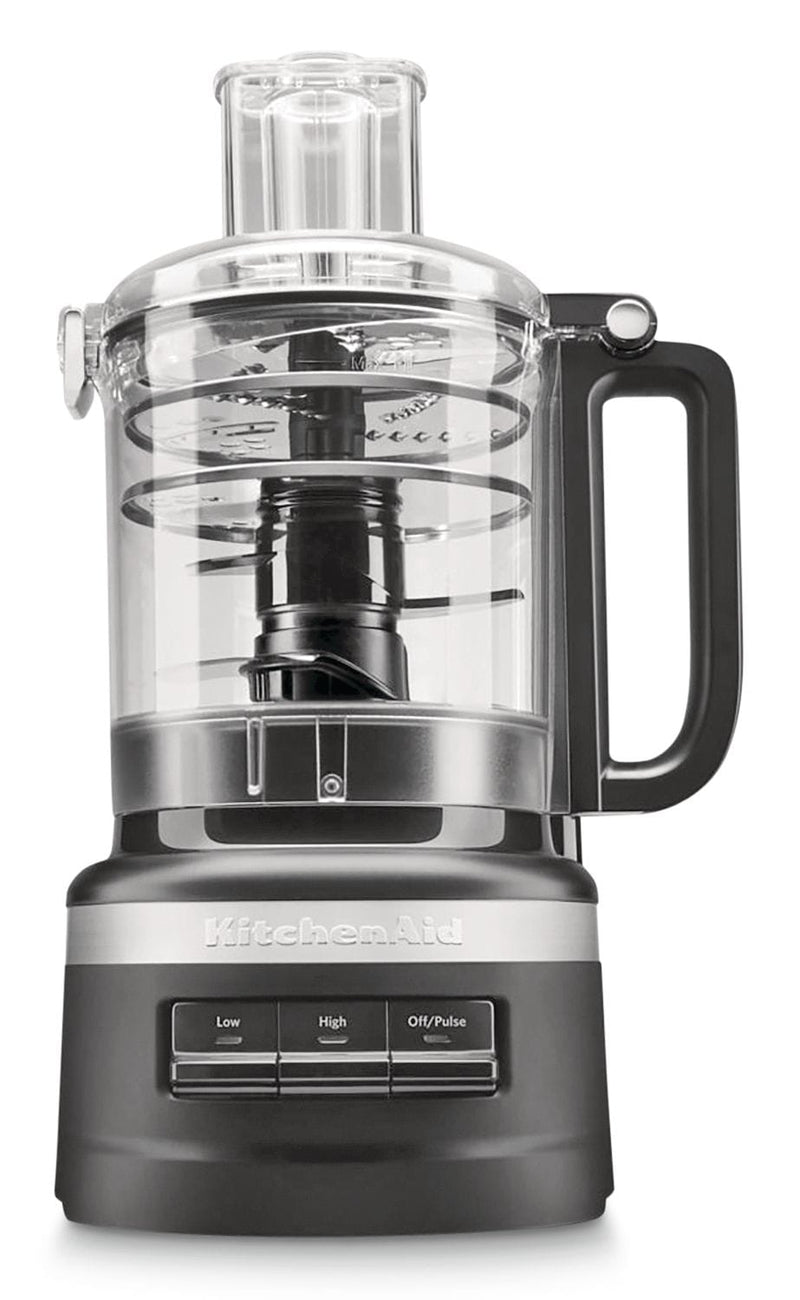 KitchenAid Food Processor Plus Black Matte, 9 Cups E2