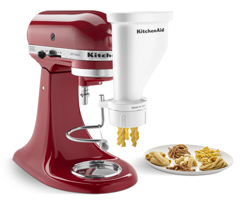 KitchenAid Gourmet Pasta Press Stand Mixer Attachment with 6 Change Discs J4