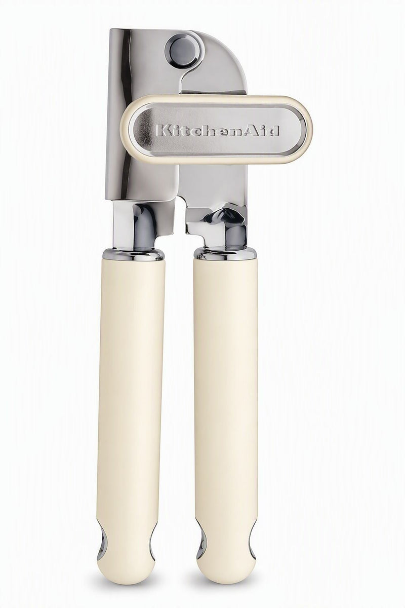 KitchenAid Gourmet Soft Grip Stainless Steel Can Opener, Almond Cream A6